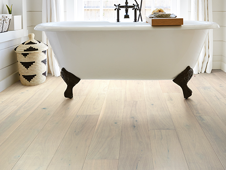 bathroom with hardwood floor from 180 Degree Floors in the Nashville, TN area