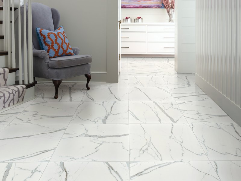 tile floor hallway - Flooring Store in Oakville