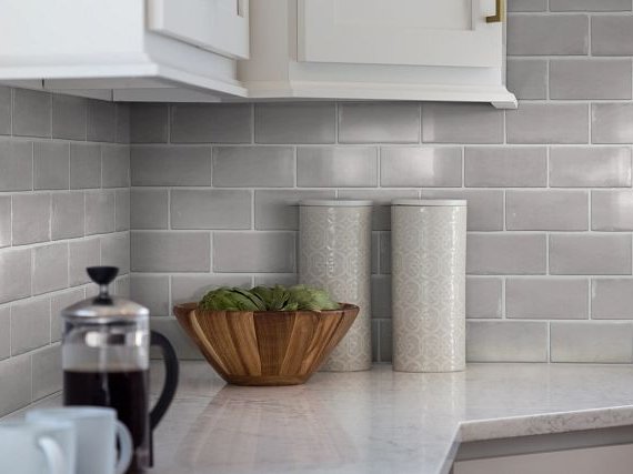 white kitchen counter with tile from 180 Degree Floors in the Nashville, TN area