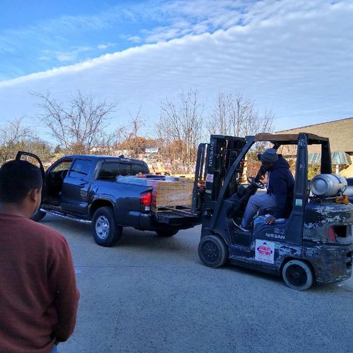 forklift loading truck - 180 Degree Floors in the Nashville, TN area